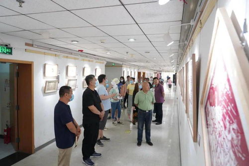非遗作品献礼建党百年 红印百年 海淀区非遗项目巡展正在海淀区文化馆举行