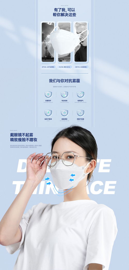 口罩详情页策划设计产品模特拍摄摄影电商 章小白